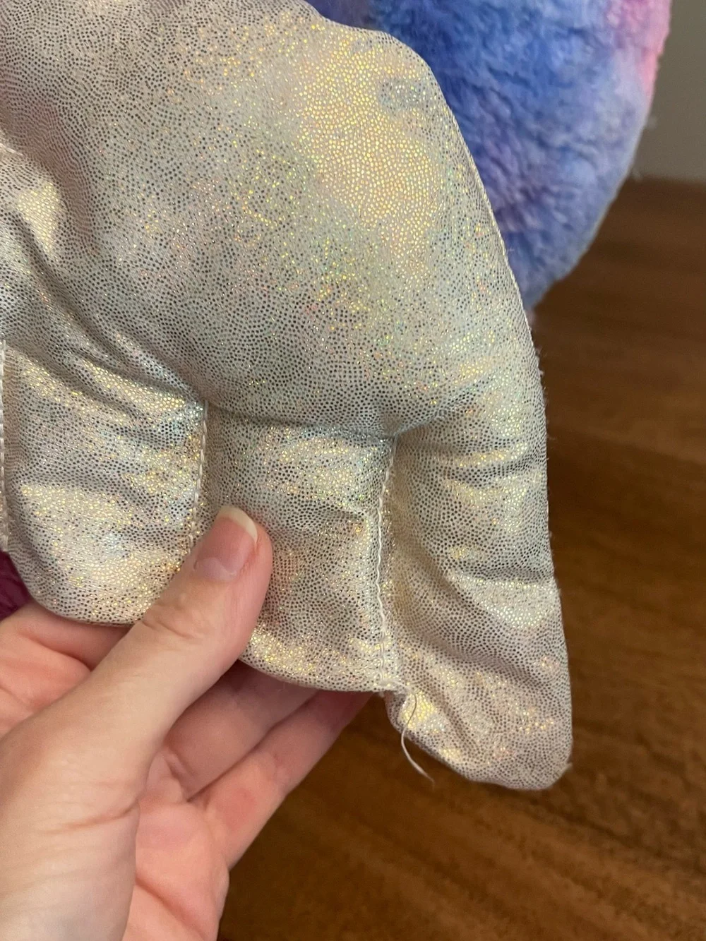 Justice Llama Pegasus Unicorn Plush 24” Rainbow Tie Dye Plush